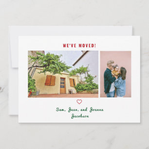 Minimalist Photos We've Moved Moving Announcement