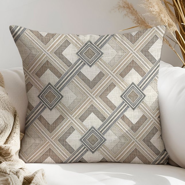 Minimalist Pillow Soft Pastel Geometric Accent (Minimalist Pillow Soft Pastel Geometric Accent)