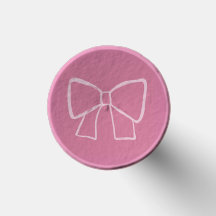 Minimalist Pink Bow
