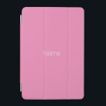 Minimalist pink custom name monogram initials iPad mini cover<br><div class="desc">Elegant minimalist modern pink custom name monogram initials iPad mini Cover</div>