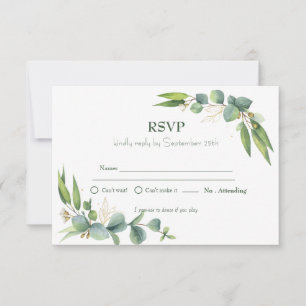 Minimalist Pink Floral Kids Birthday Party RSVP Card