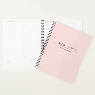 Minimalist Pink Modern Planner