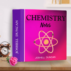 Minimalist Pink School Folder   Custom Name Girls