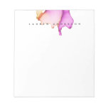 Minimalist Pink Watercolor Initial Postit Notes at Zazzle