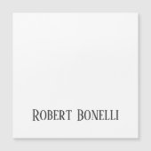 Minimalist Plain Black & White Modern Plain (Front)