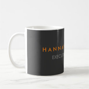 Minimalist Plain Grey Professional Modern Coffee Mug