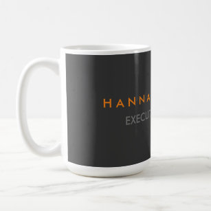 Minimalist Plain Grey Professional Modern Coffee Mug
