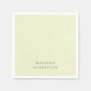 Minimalist Plain Modern Napkins