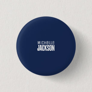 Minimalist Plain Modern Your Name Message Button