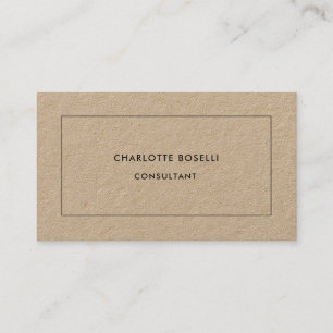 Minimalist Plain Professional Modern Business Card