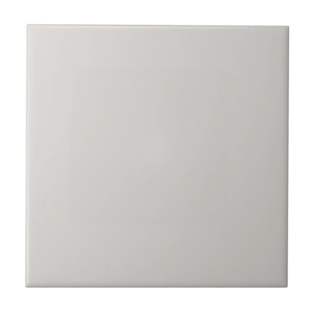 Minimalist Plain White Solid Color Tile (Front)