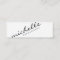 Minimalist Plain White with Cursive Text