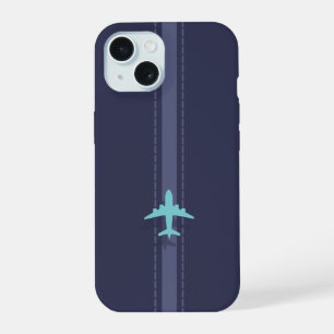 Minimalist plane iPhone 15 case