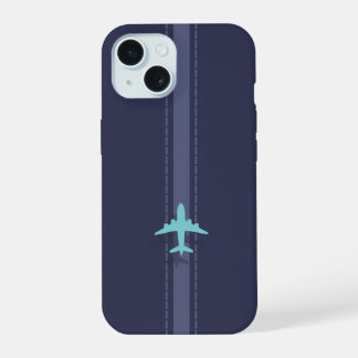 Minimalist plane iPhone 15 case