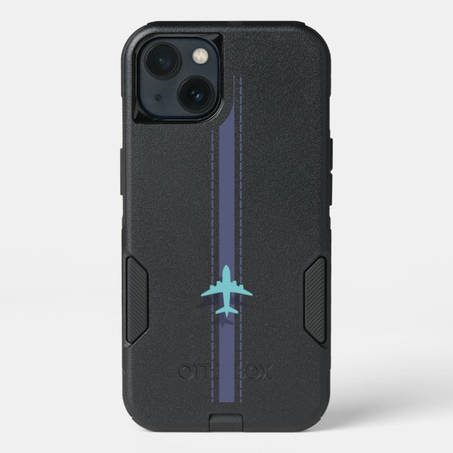 Minimalist plane otterbox iPhone case (Back)