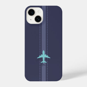 Minimalist plane themed iPhone 14 case