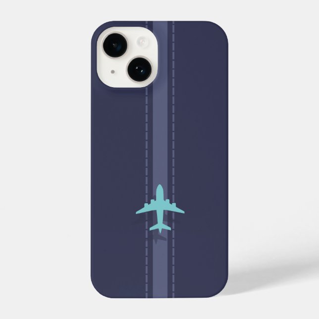 Minimalist plane themed iPhone case (Back)