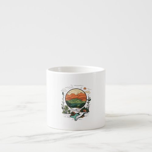 Minimalist Planet Espresso Cup