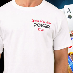 Minimalist Poker Club League Tournament Name T-Shirt
