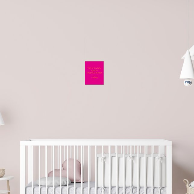 Minimalist poster Jane Austen Quote (Nursery 2)