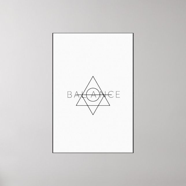 Minimalist Premium Decorative Canvas Print (Front)
