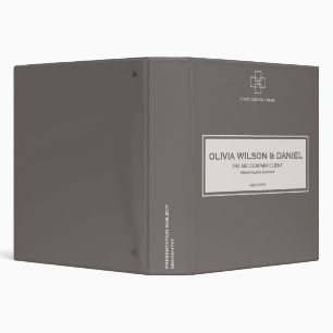 Minimalist Professional 3 Ring Binder