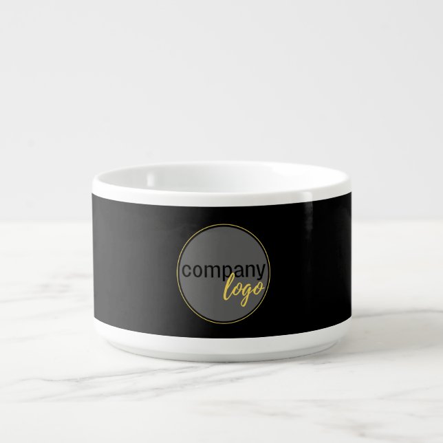 MINIMALIST PROFESSIONAL BUSINESS BRANDED LOGO ONLY BOWL (Center)