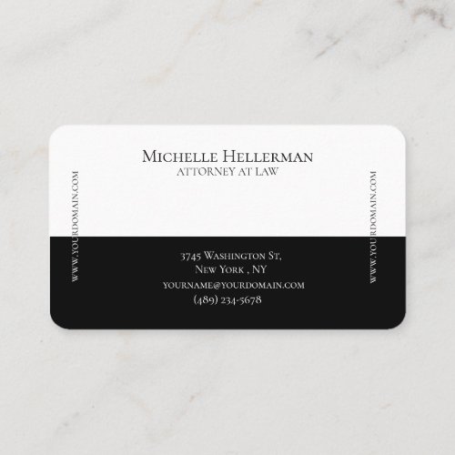 Minimalist Professional Business Card