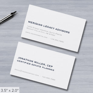 Minimalist Professional Business Card