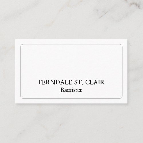 Minimalist Professional Business Card