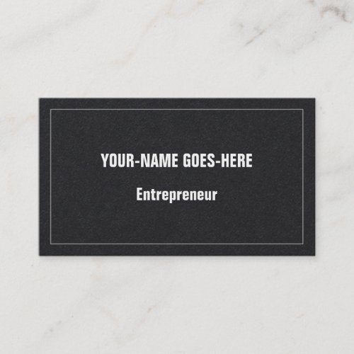 Minimalist Professional Business Card