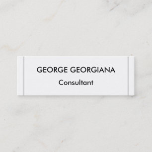 Minimalist Professional Business Card