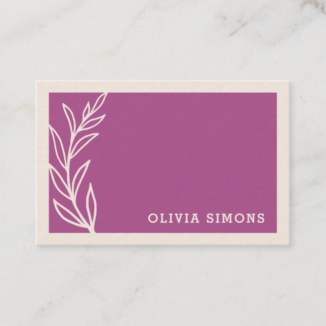 Minimalist Professional Business Cards (Front)