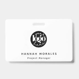Minimalist Professional Business Custom Logo Badge