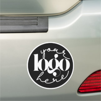 Minimalist Professional Business Custom Logo Car Magnet