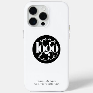 Minimalist Professional Business Custom Logo iPhone 15 Pro Max Case
