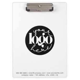 Minimalist Professional Business Custom Logo Clipboard