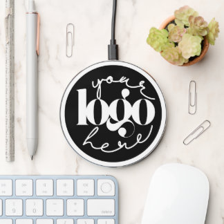 Minimalist Professional Business Custom Logo Wireless Charger