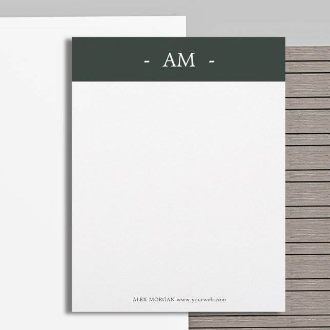 Minimalist Professional Business Stationery  Green (Creator Uploaded)