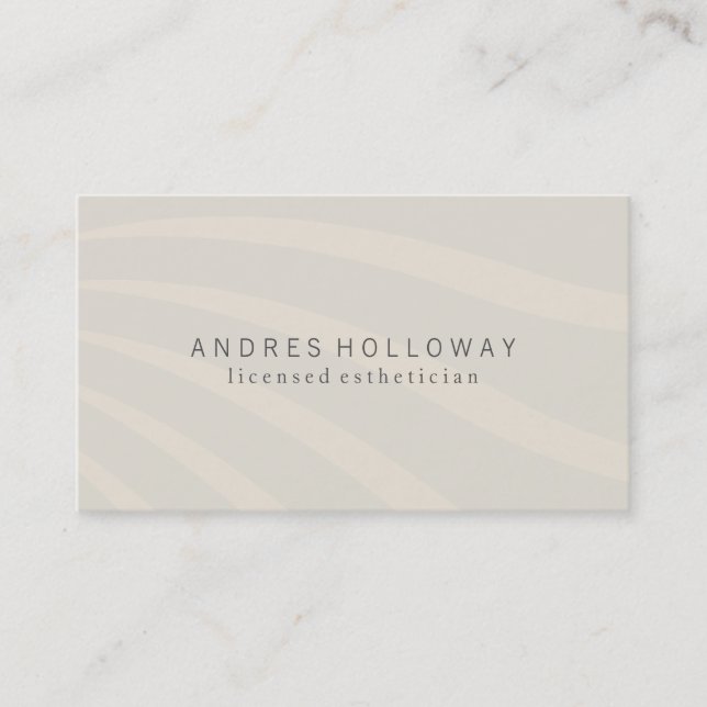 Minimalist Professional free flow Business Card (Front)