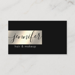 Minimalist professional gold foil business card