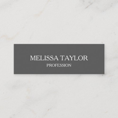 Minimalist professional grey business card