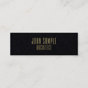 Minimalist Professional Modern Architect Luxury Mini Business Card