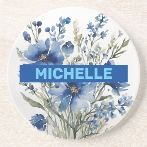 Minimalist Professional Modern Bunch of Flowers Coaster