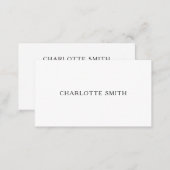 Minimalist professional modern business cards (Front/Back)