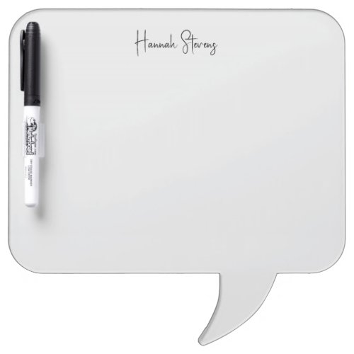 Minimalist Professional Modern Calligraphy Dry Erase Board