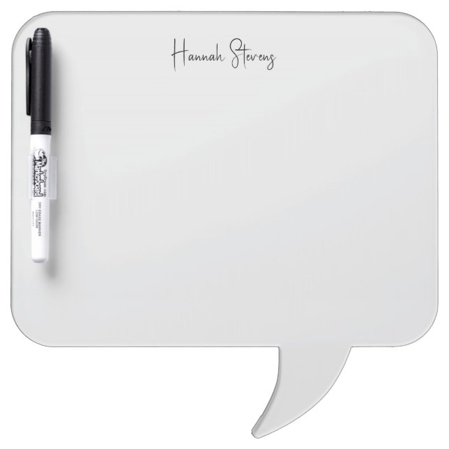 Minimalist Professional Modern Calligraphy Dry Erase Board (Front)