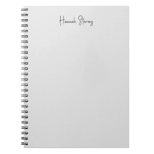 Minimalist Professional Modern Calligraphy Notebook