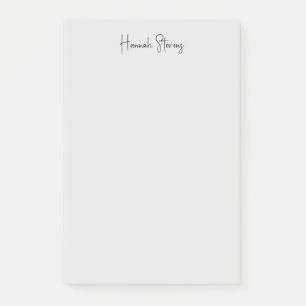 Minimalist Professional Modern Calligraphy Post-it Notes