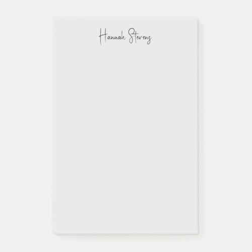 Minimalist Professional Modern Calligraphy Post_it Notes